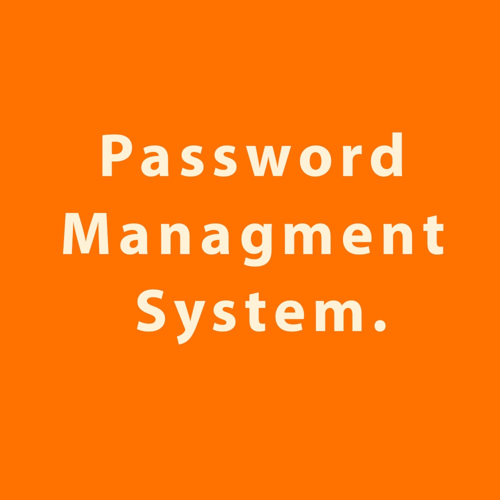 password managment system
